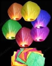 Online 50 Adet birinci kalite kark renklerde dilek balonu