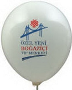 Tek yze drt renk logo , yaz  ve resim balon basks 1000 adet 