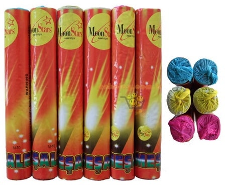 renkli meşale satışı